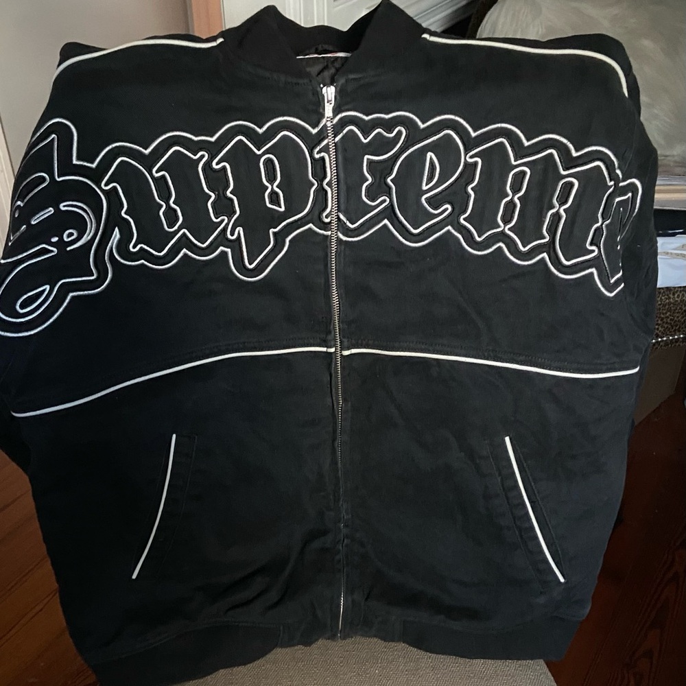 SOLD🚫Supreme Black Quilted Jacket